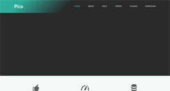 Desktop Screenshot of picocms.org